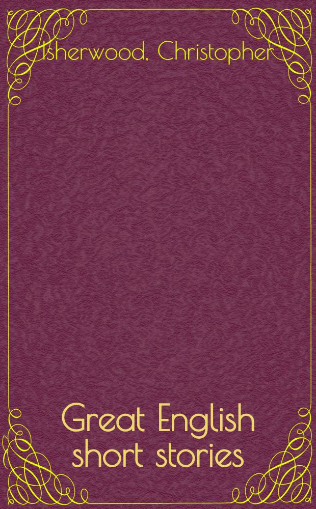 Great English short stories