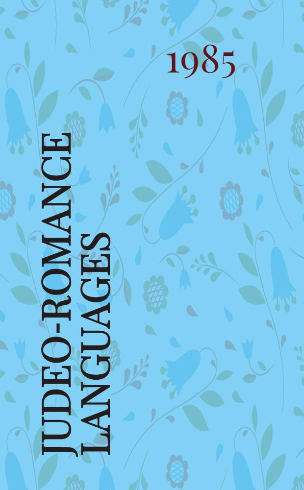 Judeo-Romance languages