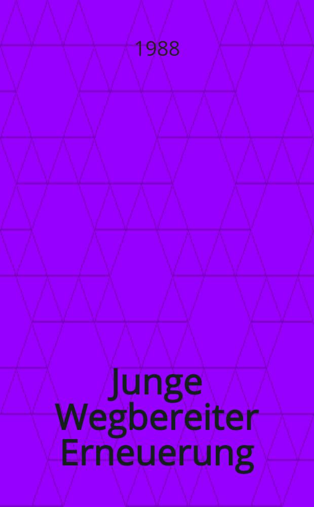 Junge Wegbereiter Erneuerung