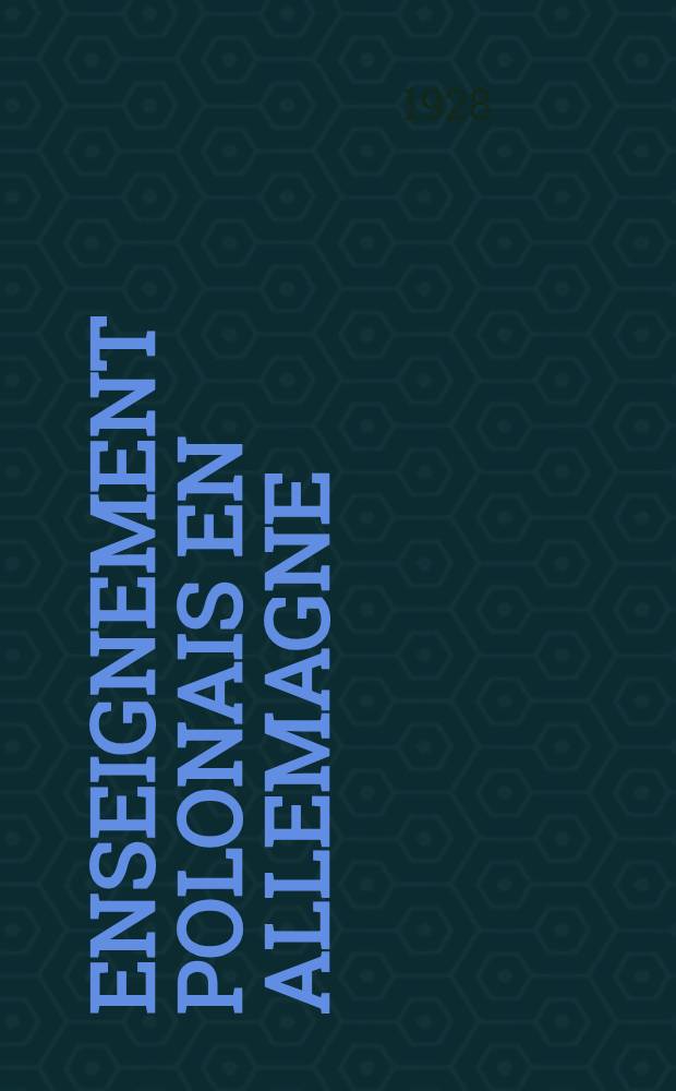 Enseignement polonais en Allemagne