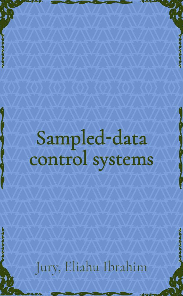 Sampled-data control systems