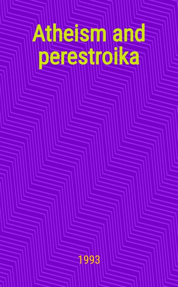 Atheism and perestroika