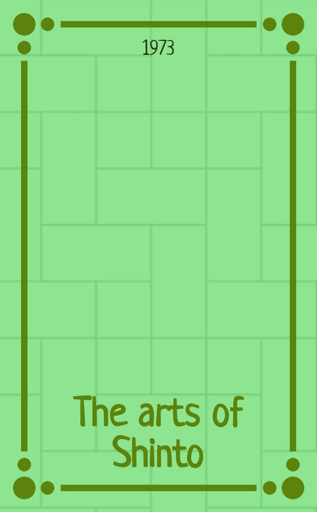 The arts of Shinto
