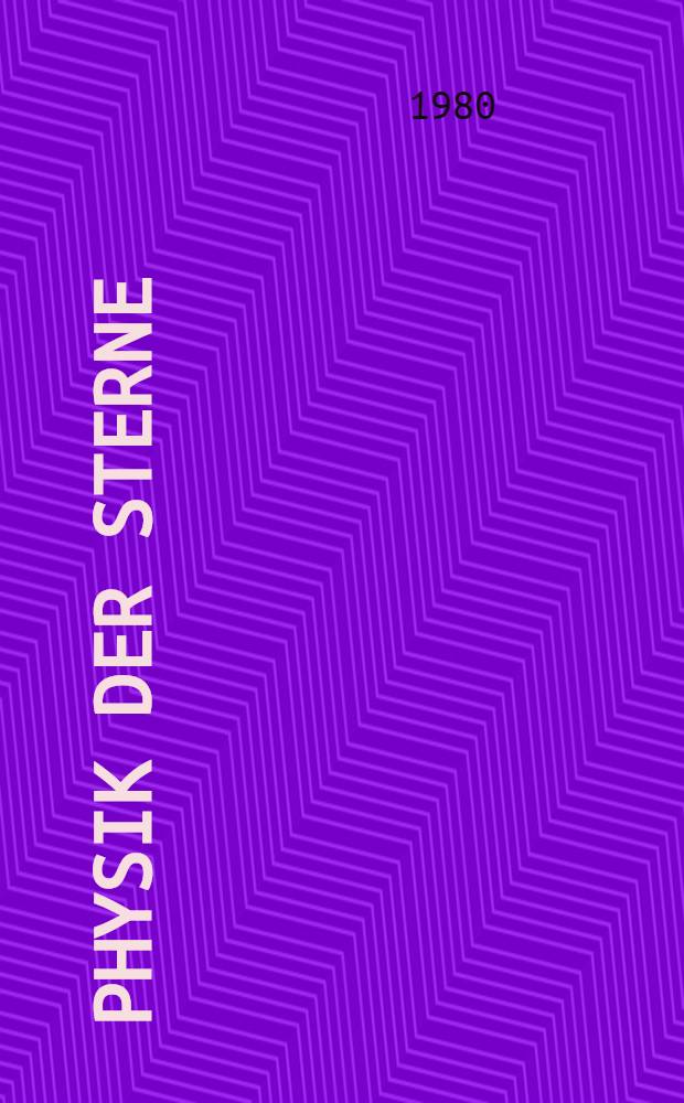Physik der Sterne
