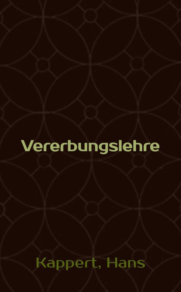 Vererbungslehre
