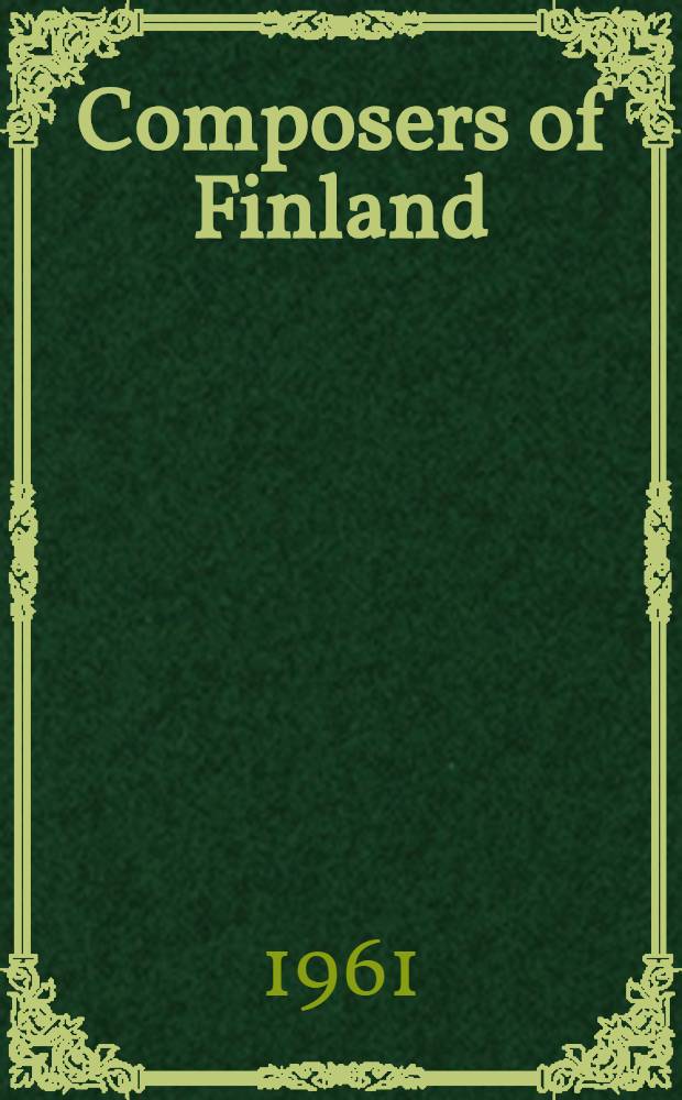Composers of Finland
