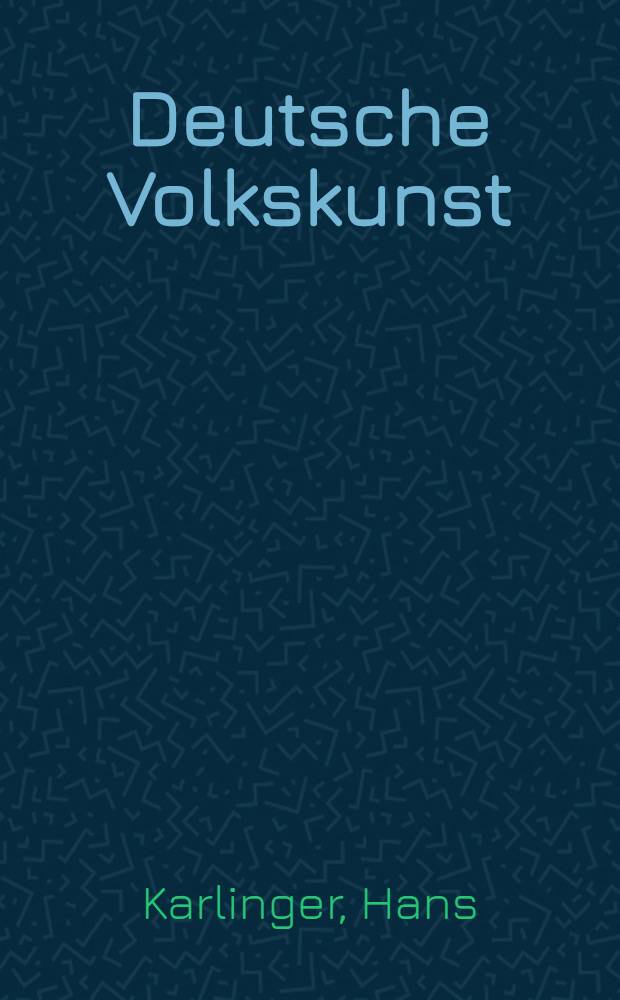 Deutsche Volkskunst