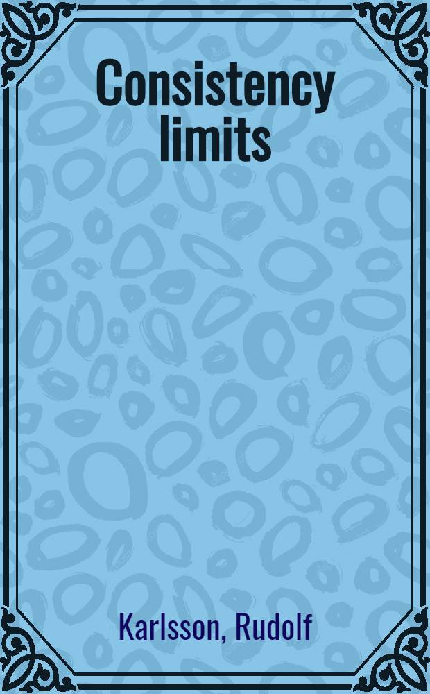 Consistency limits