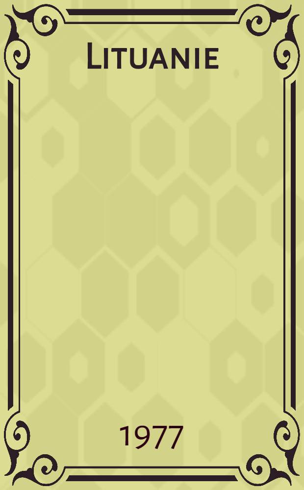 Lituanie