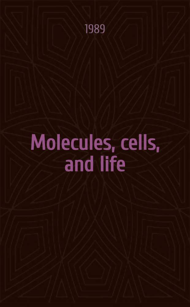Molecules, cells, and life : An annot. bibliogr. of manuscript sources on physiology, biochemistry, a. biophysics, 1900-1960, in the libr. of the Amer. philos. soc