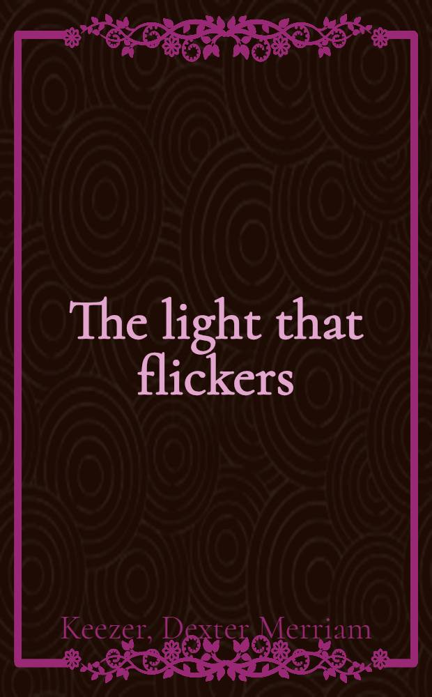 The light that flickers : A view of college education which contrasts promise a. performance a. suggests improvements