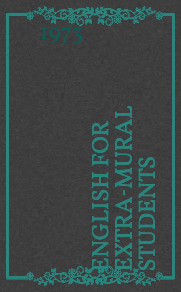 English for extra-mural students : Metodinė priemonė, skiriama Neakivaizdinio mokymo skyriaus studentams