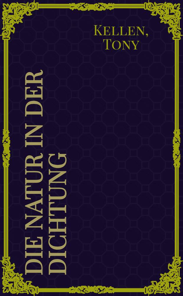 Die Natur in der Dichtung