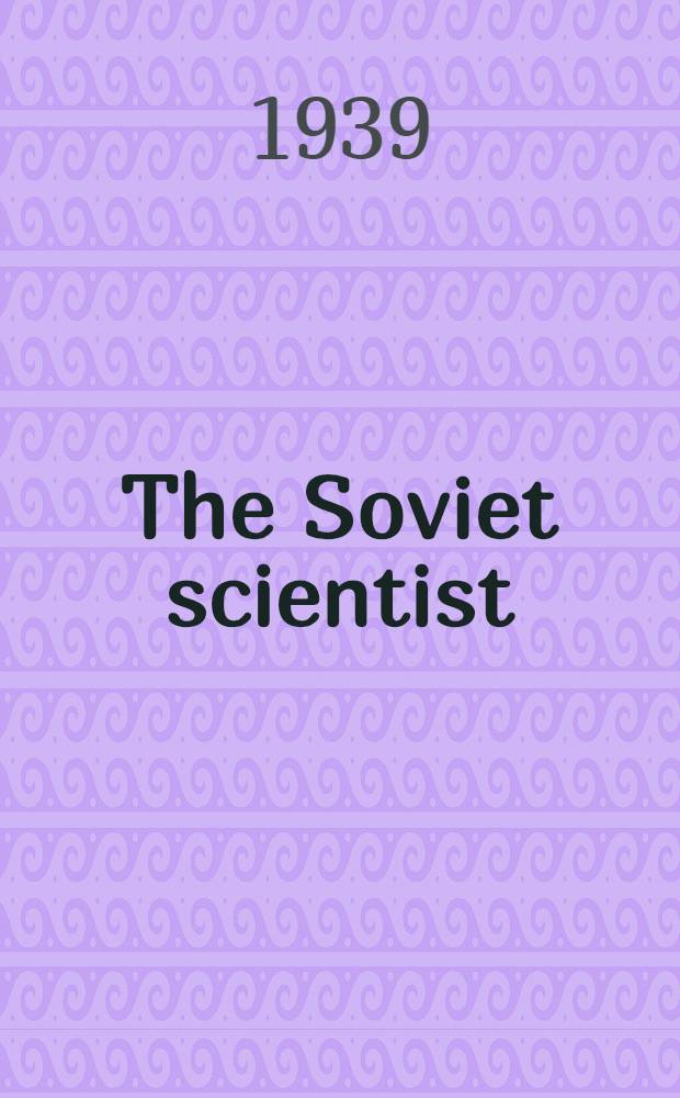 The Soviet scientist