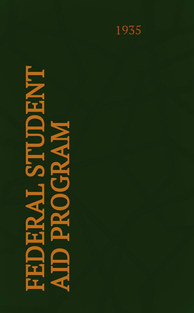 Federal student aid program