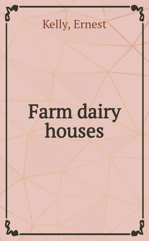 Farm dairy houses