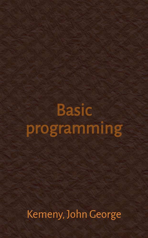 Basic programming