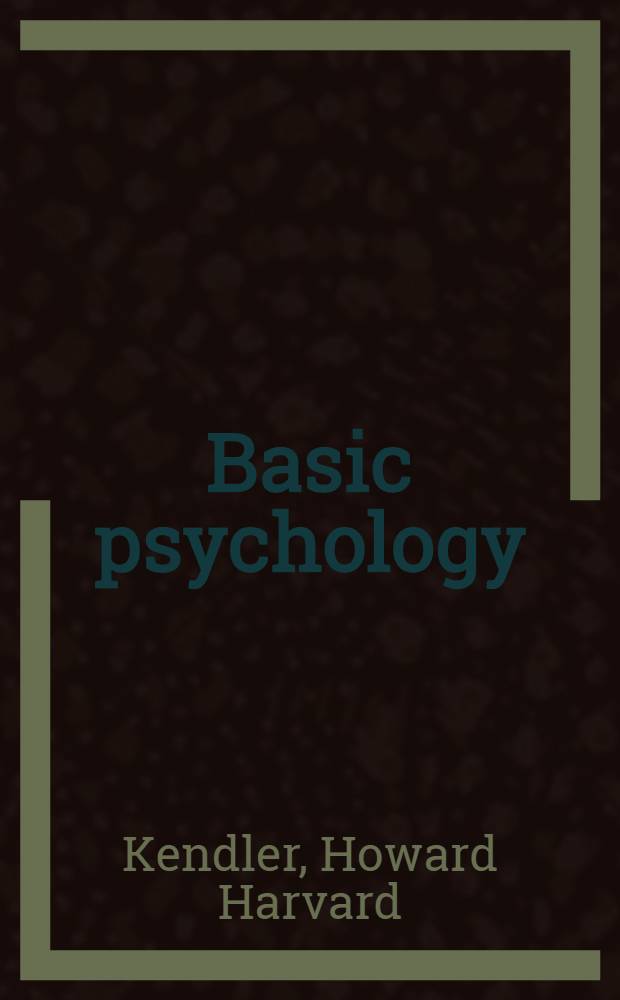 Basic psychology