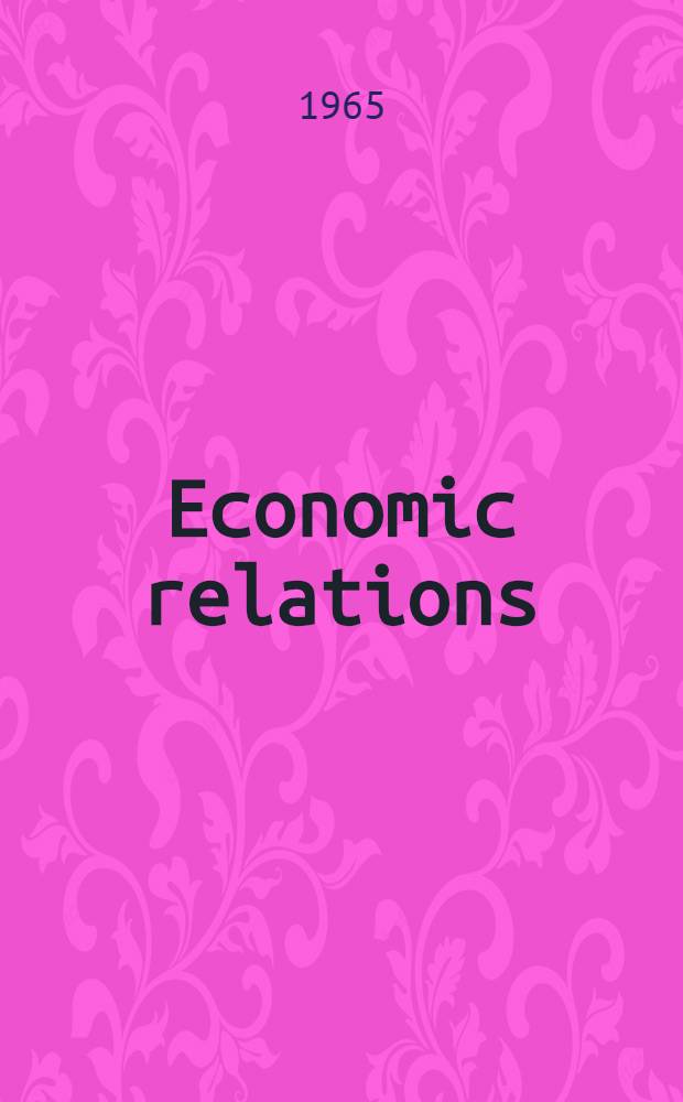 Economic relations