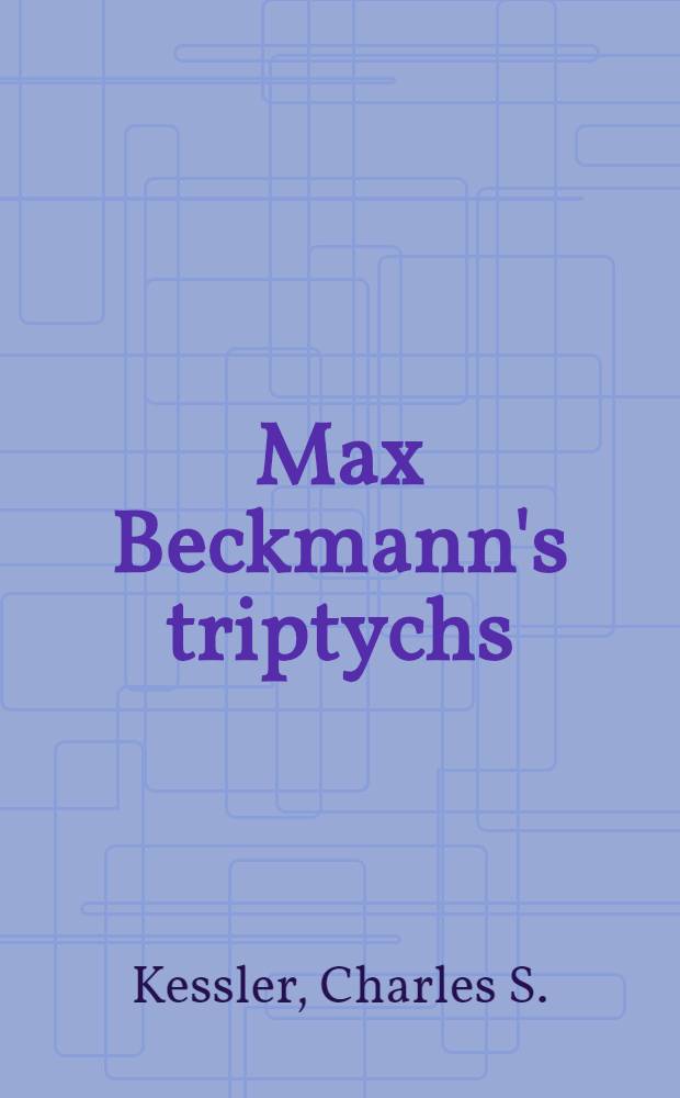 Max Beckmann's triptychs