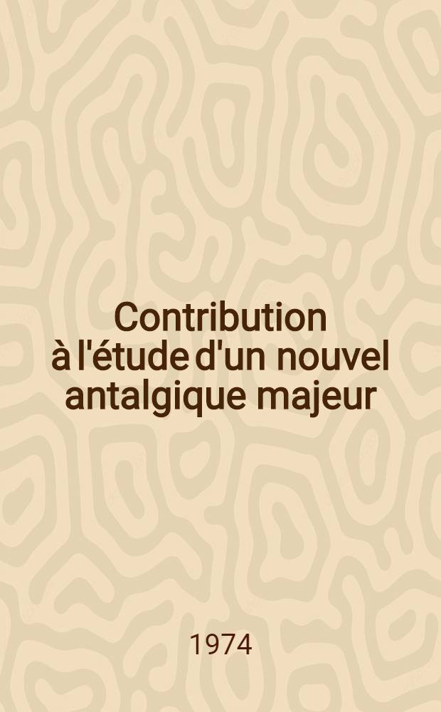 Contribution à l'étude d'un nouvel antalgique majeur : Essai thérapeutique de la tilidine chlorhydrate : À propos de 78 observations : Thèse ..