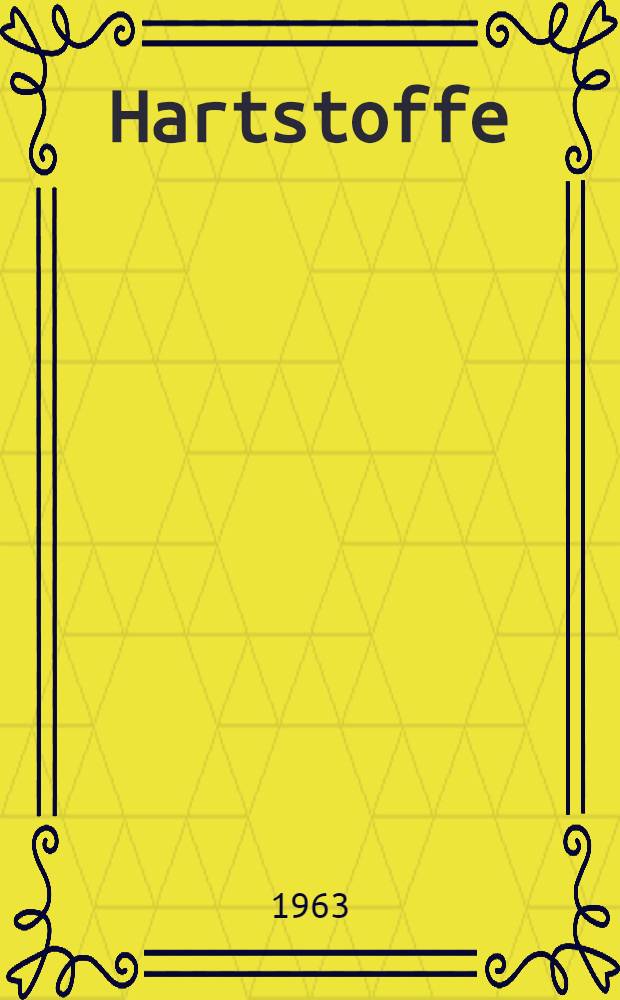 Hartstoffe