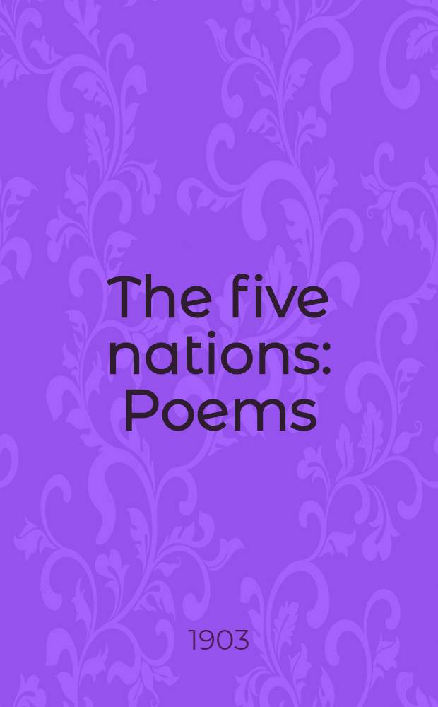The five nations : Poems