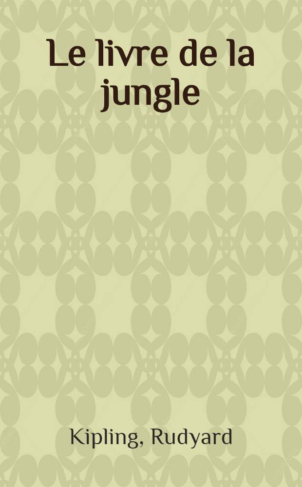 ... Le livre de la jungle