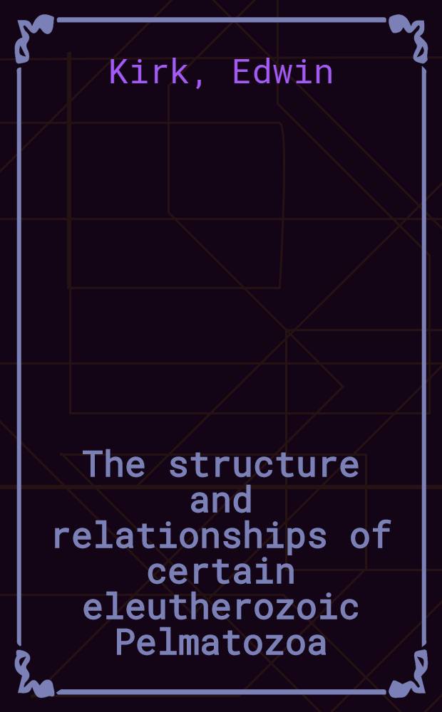 [The structure and relationships of certain eleutherozoic Pelmatozoa