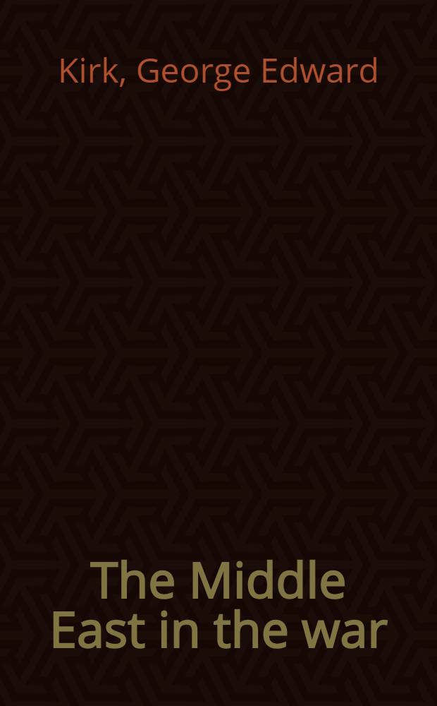 The Middle East in the war