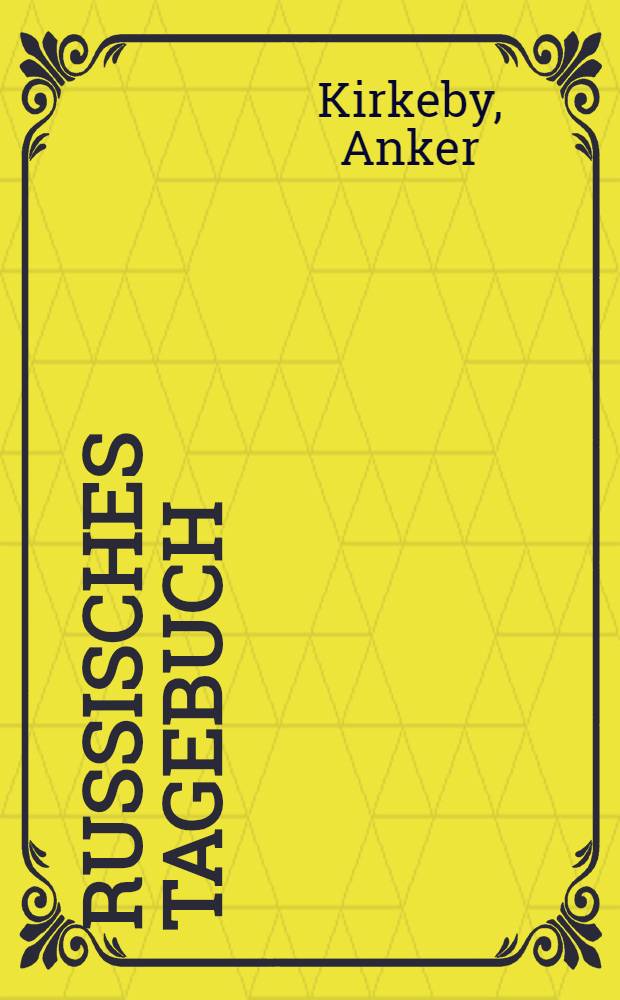 Russisches Tagebuch