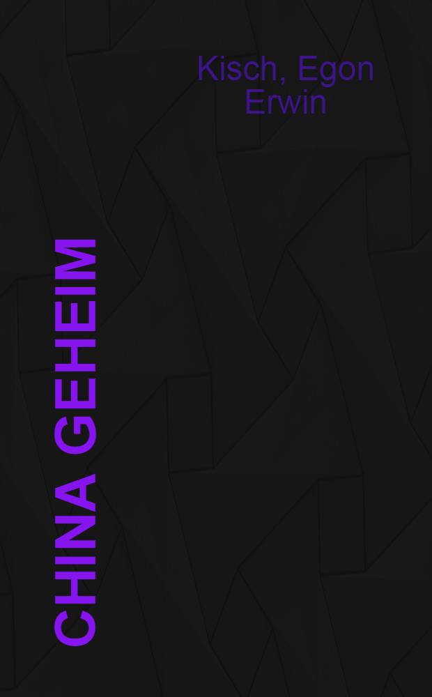 China geheim