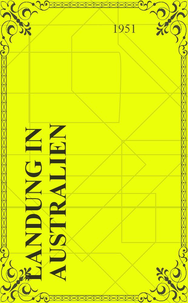 Landung in Australien : Auszug