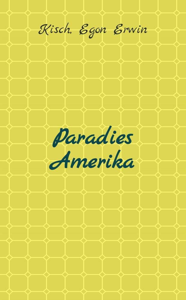 Paradies Amerika