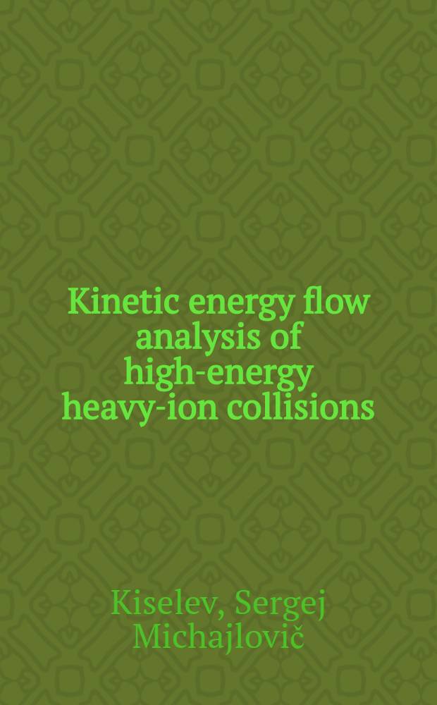 Kinetic energy flow analysis of high-energy heavy-ion collisions : Classical equations-of-motion approach