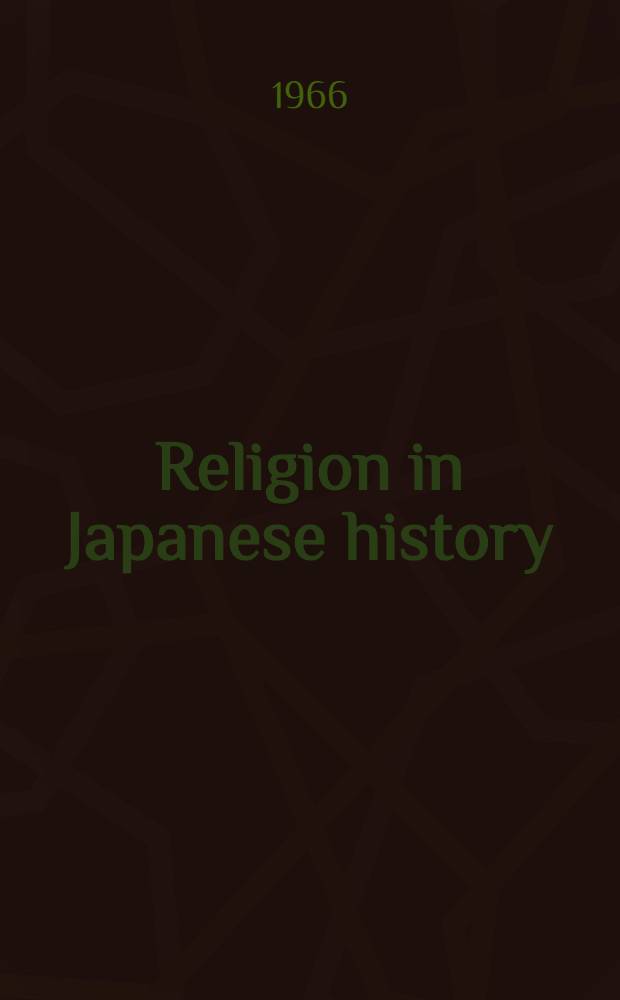 Religion in Japanese history