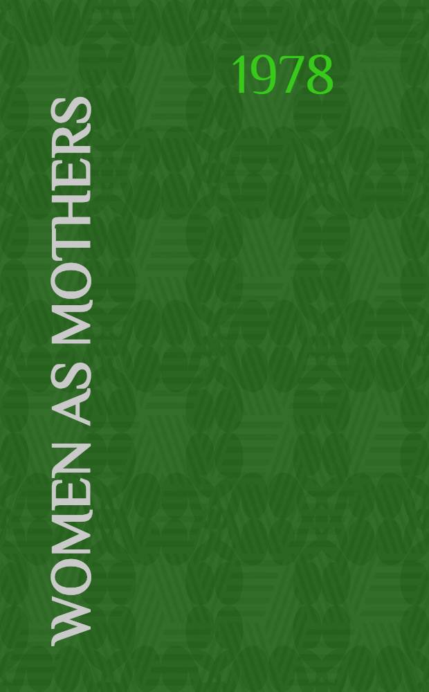Women as mothers