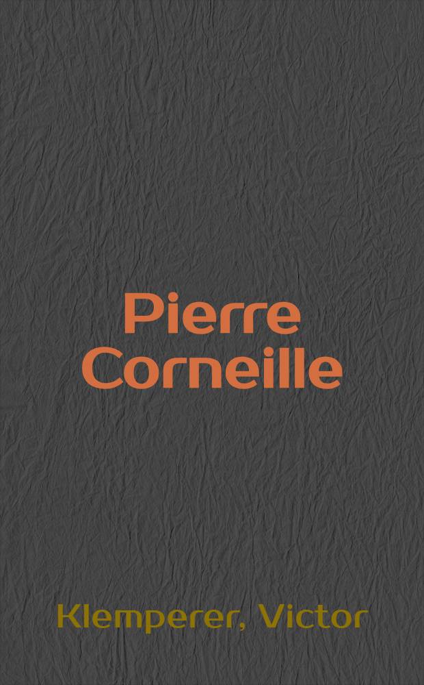 Pierre Corneille