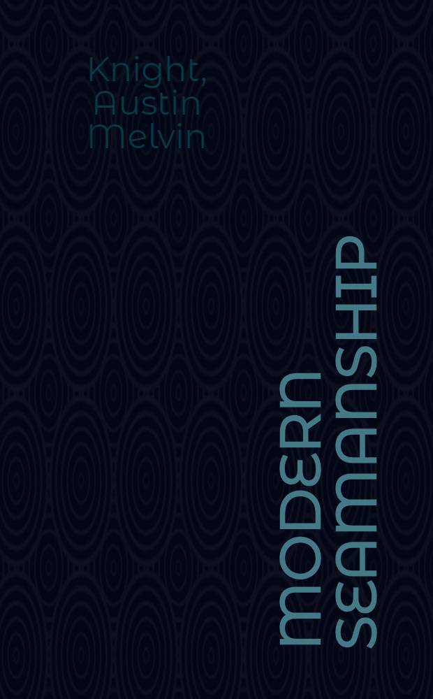 Modern seamanship
