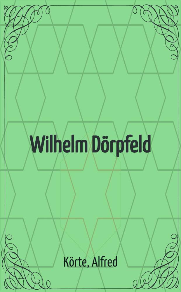 Wilhelm Dörpfeld