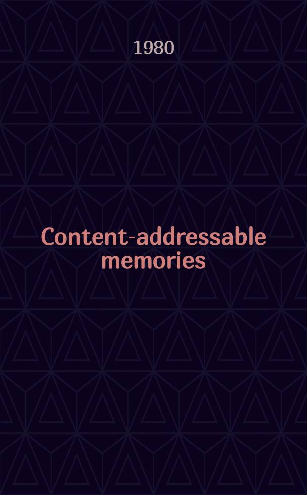 Content-addressable memories
