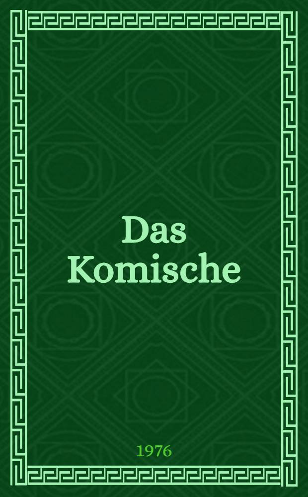 Das Komische