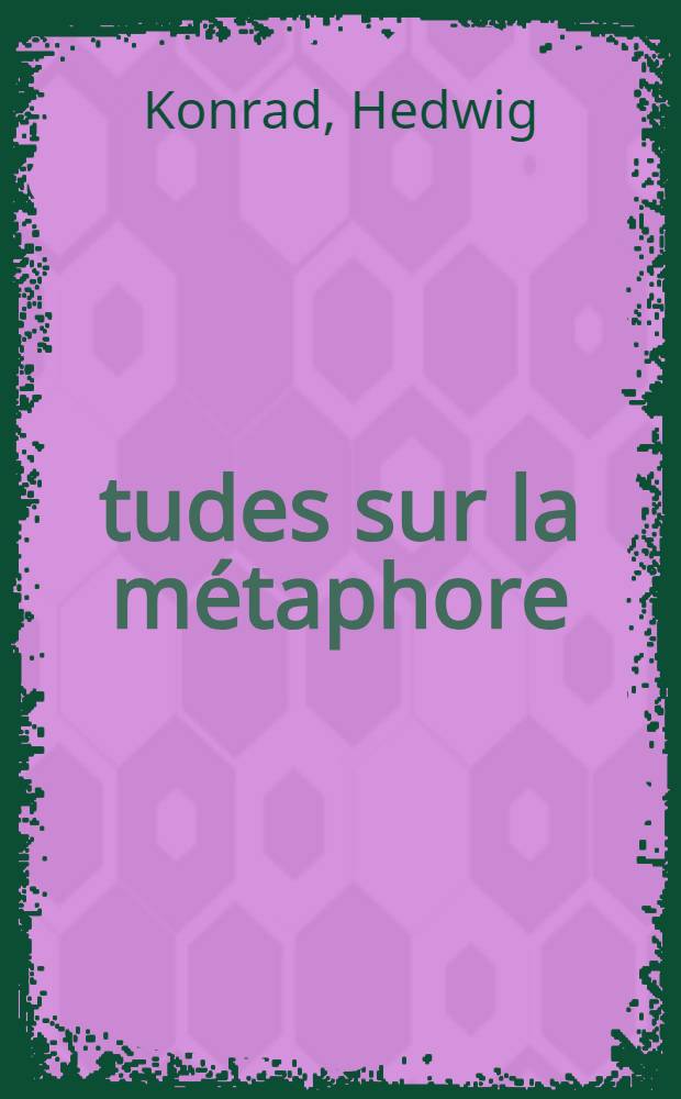 Études sur la métaphore