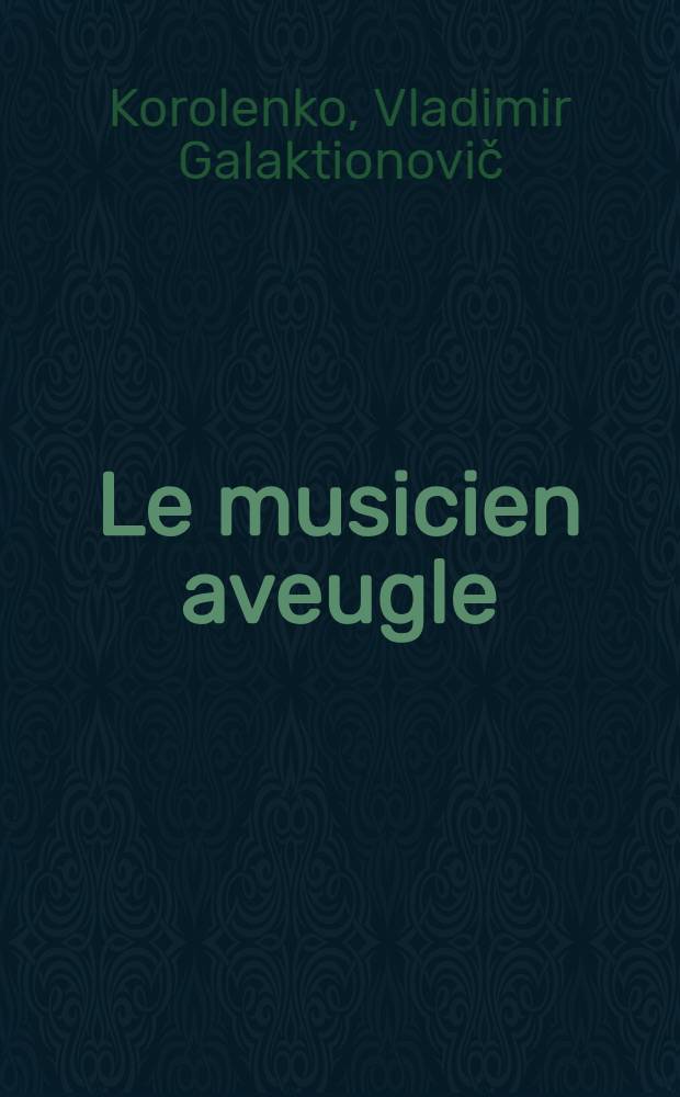 Le musicien aveugle