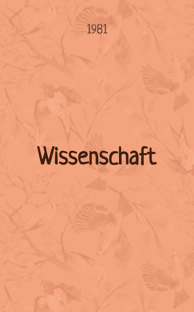 Wissenschaft