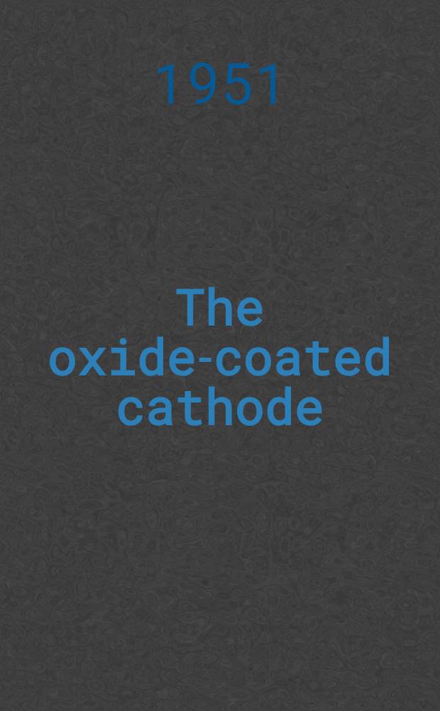 The oxide-coated cathode