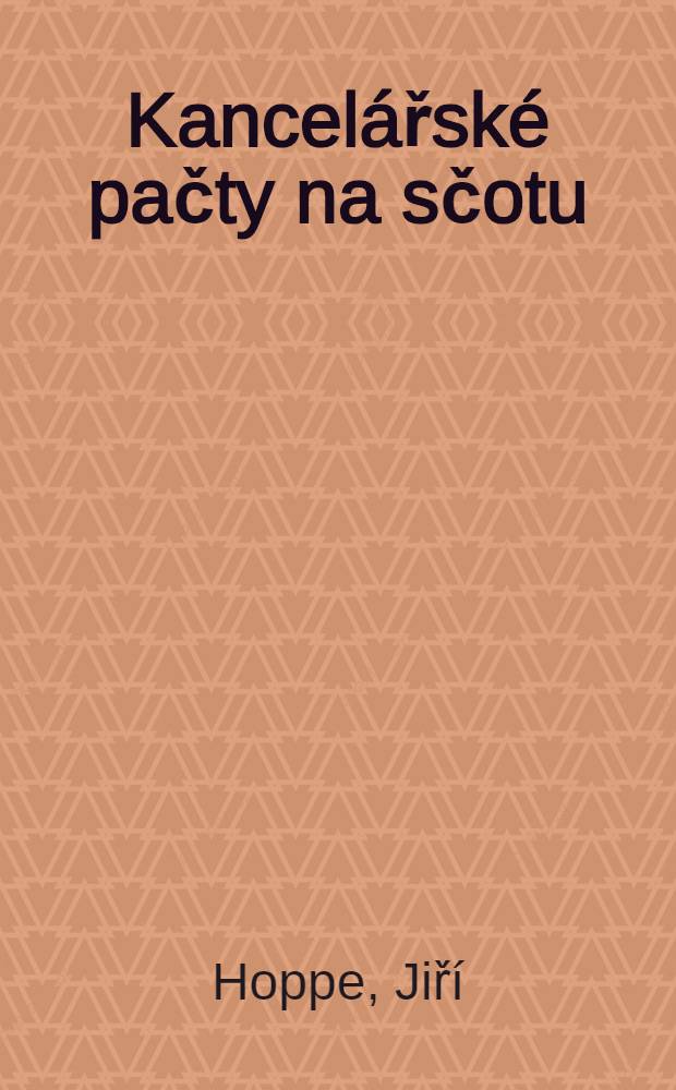 Kancel&aacute;řsk&eacute; pačty na sčotu