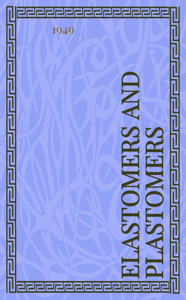 Elastomers and plastomers : Their chemistry, physics and technology. Vol. 2 : Manufacture, properties, and applications