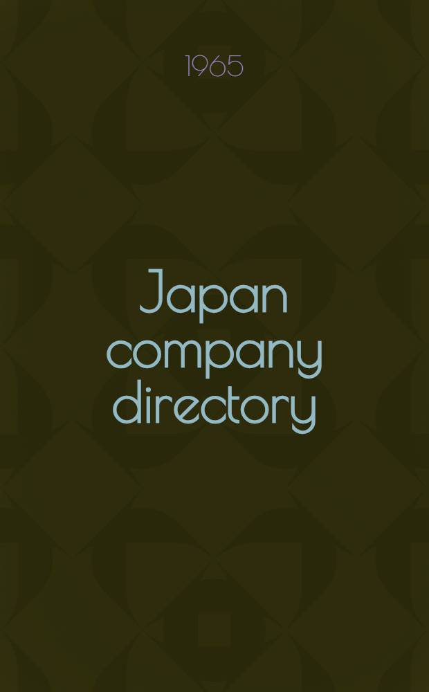 Japan company directory
