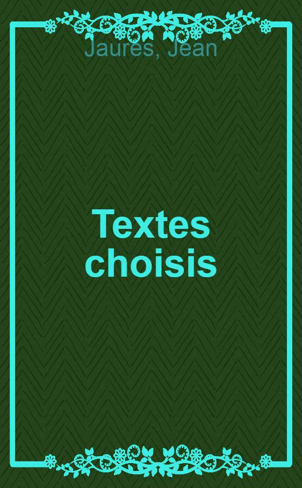 Textes choisis